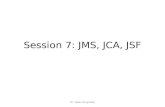 Session 7: JMS, JCA, JSF Dr. Nipat Jongsawat. หัวข้อนำเสนอ JMS: Java Message Service JCA: Java Connector Architecture JSF : JavaServer Face Dr. Nipat.