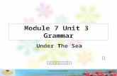 广州市教育局教学研究室英语科 Module 7 Unit 3 Grammar Under The Sea 广雅中学易小曼提供.