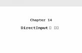 Chapter 14 DirectInput 의 전말. 2 이 장에서는 - DirectDinput 에 대해서 파악하기 - 키보드 장치 생성하고 사용하기 - 마우스 사용하기 - 조이스틱