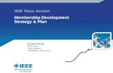 IEEE Tokyo Section Membership Development Strategy & Plan Hiroyuki Ohsaki MDC chair Tokyo Section ohsaki@k.u-tokyo.ac.jp photo.