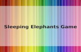 Sleeping Elephants Game. subject your.