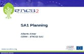 Www.eu-etics.org INFSOM-RI-026753 SA1 Planning Alberto Aimar CERN – ETICS2 SA1 2.