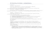 Fisiología Animal 1er Cuatrimestre