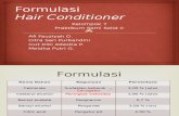 Formulasi Hair Conditioner