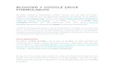 Blogger y Google Drive Formulario