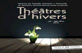 Le programme complet du festival Théâtre d'Hivers