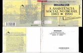 SPOSATI, Aldaíza de Oliveira. a Assistência Social No Brasil 1983-1990 Carta Tema