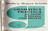 Rodica Bogza Irimie - Gramatica Practica in Texte Literare Romanesti -1989