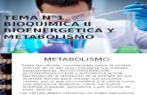 Bioquimica II, bioenergetica y metabolismo
