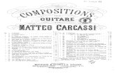 Matteo Carcassi - 3 Airs Suisses Varies Op.44