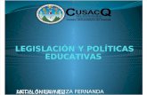 Legislación y Politicas Educativas