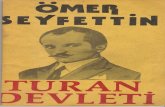 Omer Seyfettin - Turan Devleti