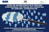 Ghid de Buna Practica Pentru Prevenirea Faptelor de Coruptie in Randul Cetatenilor