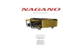 Gerador de Energia a Diesel 11,5 KVA Monofásico 110220v Partida Elétrica Nagano NDE12EA