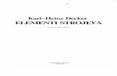 Elementi Strojeva - Karl-Heinz Decker