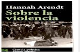 Arendt, Hannah - Sobre La Violencia
