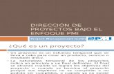 Dirección de Proyectos Bajo El Enfoque Pmi
