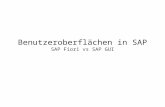 Benutzeroberflächen in SAP SAP Fiori vs SAP GUI. SAP UX Strategie NEWRENEW ENABLE SAP Fiori UX.