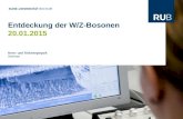 Entdeckung der W/Z-Bosonen 20.01.2015 Kern- und Teilchenphysik Seminar.