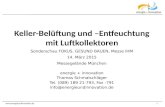 Www.energieundinnovation.de1 Keller-Belüftung und –Entfeuchtung mit Luftkollektoren Sonderschau FOKUS. GESUND BAUEN, Messe IHM 14. März 2015 Messegelände.
