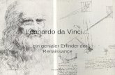 23.Januar 2006Eva-Lena Hoffend1 Leonardo da Vinci… …ein genialer Erfinder der Renaissance.