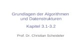 Grundlagen der Algorithmen und Datenstrukturen Kapitel 3.1-3.2 Prof. Dr. Christian Scheideler TexPoint fonts used in EMF. Read the TexPoint manual before.