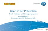 Sport in der Prävention Profil: Haltungs- und Bewegungssystem Beckenboden: Konsequenzen für die Sportpraxis 323 P-HuB Folie 2007 Beckenboden – Konsequenzen.
