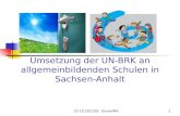 Umsetzung der UN-BRK an allgemeinbildenden Schulen in Sachsen-Anhalt 23.10.2012/Dr. Greve/MK1.