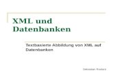 XML und Datenbanken Textbasierte Abbildung von XML auf Datenbanken Sebastian Roolant.