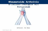 © Roche Pharma AG, 2011 Rheumatoide Arthritis B-Zellen-Therapie mit Rituximab Referent: Ihr Name.