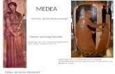 MEDEA Eine Frau, die ihre Kinder ermordet Medea, römisches Wandrelief Medea tötet einen ihrer Söhne. Kampanisch-rotfigurige Strickhenkelamphore des Ixion-Malers.