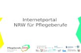 Internetportal NRW für Pflegeberufe. Agenda Projektidee und Zusammenarbeit Die Webseite Aussichten Mitwirkung.