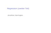 Regression (zweiter Teil) Jonathan Harrington. 1. Regression und die Locus-Theorie 2. Voraussetzungen für die Durchführung einer Regression 3. Mehrfache.