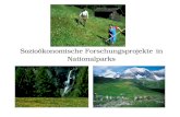 Sozioökonomische Forschungsprojekte in Nationalparks.