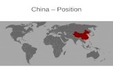 China – Position. China - Nachbarn Chinesische Staatsflagge.