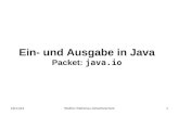 25/07/2015Walther-Rathenau- Gewerbeschule 1 Ein- und Ausgabe in Java Packet: java.io.