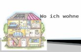Meine + feminine (die) word  Meine Wohnung ist groß.  Mein + neuter (das) or masculine (der) word  Mein Haus ist klein.  Write one sentence.