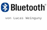 Von Lucas Weinguny. Inhalt Geschichte Was ist Bluetooth? Wie funktioniert Bluetooth? Welche Geräte nutzen Bluetooth? Bluetooth Versionen Übertragung und.