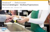 INTERN Verkauf – Debitoren Vollständiger Verkaufsprozess SAP Business One, Version 9.0.
