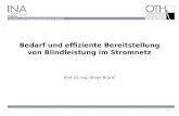 Für Netz- und Anwendungstechnik GmbH Institut Bedarf und effiziente Bereitstellung von Blindleistung im Stromnetz Prof. Dr.-Ing. Oliver Brückl 1.