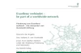 Exzellenz verbindet – be part of a worldwide network Förderung von Exzellenz weltweit – Die Alexander von Humboldt-Stiftung Giacomo de Angelis Ass. Italiana.