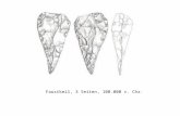 Faustkeil, 3 Seiten, 100.000 v. Chr.. Beilklinge, Granit, 70.000 v. Chr.