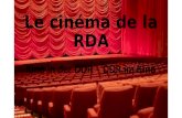 Le cinéma de la RDA Kino in der DDR – DDR im Kino.