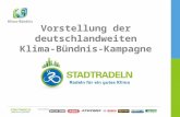 HAUPTPARTNER EINE KAMPAGNE DES 1 / 18 Vorstellung der deutschlandweiten Klima-Bündnis-Kampagne.