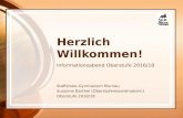 Herzlich Willkommen! Informationsabend Oberstufe 2016/18 Staffelsee-Gymnasium Murnau Susanne Barthel (Oberstufenkoordinatorin) Oberstufe 2016/18.
