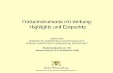 Förderinstrumente mit Wirkung: Highlights und Eckpunkte Hartmut Alker Ministerium für Ländlichen Raum und Verbraucherschutz Abteilung „Ländlicher Raum,