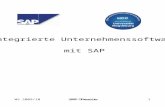 SAP-TheorieWS 2009/10SAP-Theorie1 Integrierte Unternehmenssoftware mit SAP.