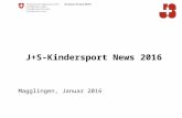 J+S-Kindersport News 2016 Magglingen, Januar 2016.