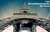 Les Arrondissements de Paris  Darstellung von Pariser Stadtteilen auf einer Karte, inklusiv Slideshow mit jeweiligen Fotos