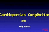 2006 Prof. Nelson Cardiopatias Congênitas Prof. Nelson Cirurgia Torácica e Cardiovascular 2006.